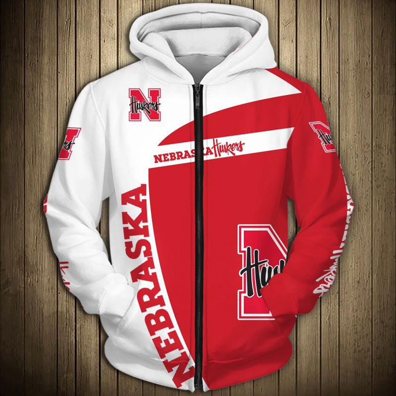 Nebraska Cornhuskers Zip-Up Hoodie - Go Big Red